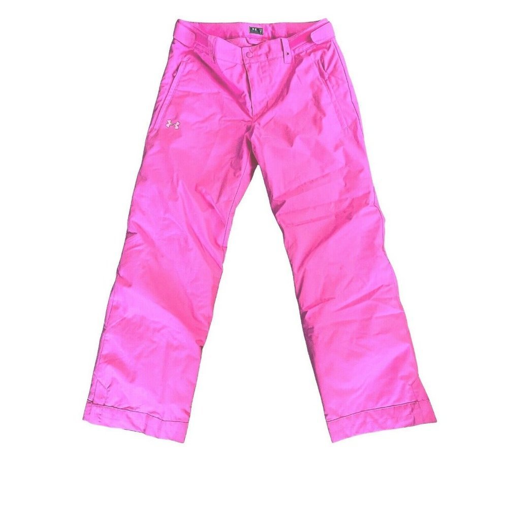 Under Armour Storm Girl Pink Insulated Snow Ski Snowboard Pants Youth L YLG